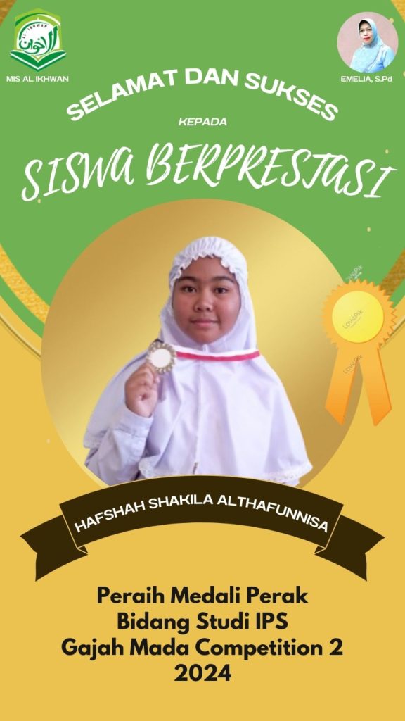 Prestasi Membanggakan! Siswa MIS Al Ikhwan Raih Juara Pada Kompetensi Gadjah Mada Competition 2 Tingkat Nasional 2024